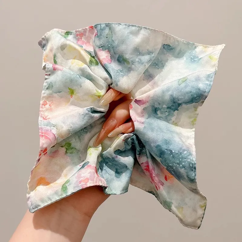 Water Jade Fabric Hair Tie Women's-3