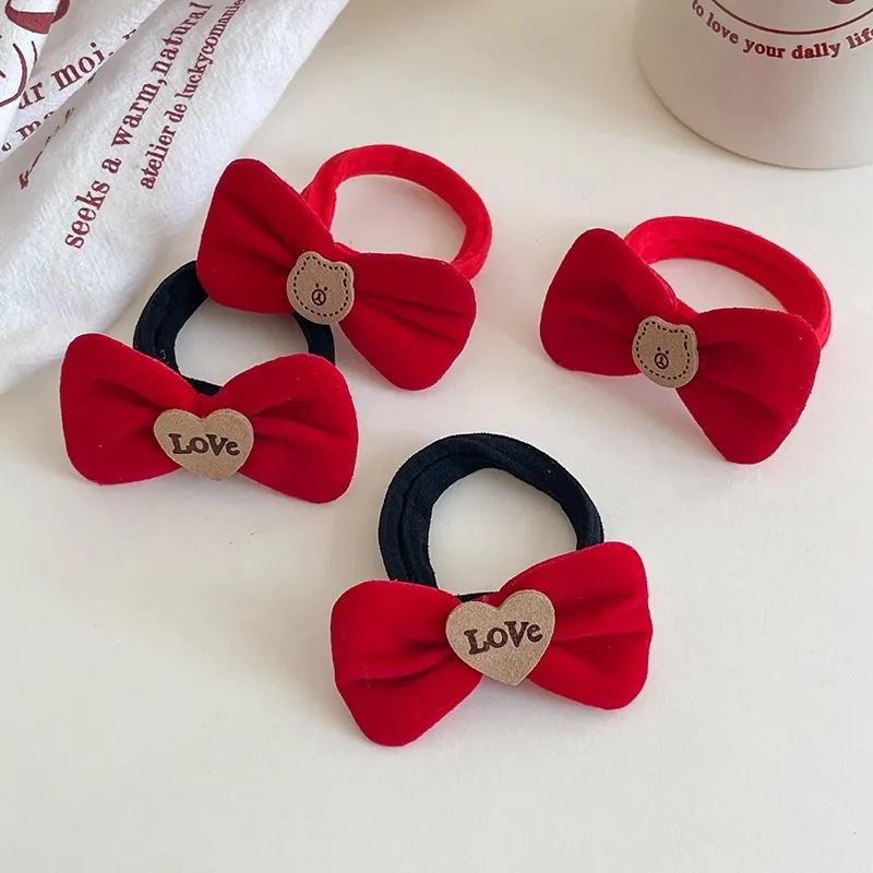 Water Jade Fabric Hair Tie Women's-3