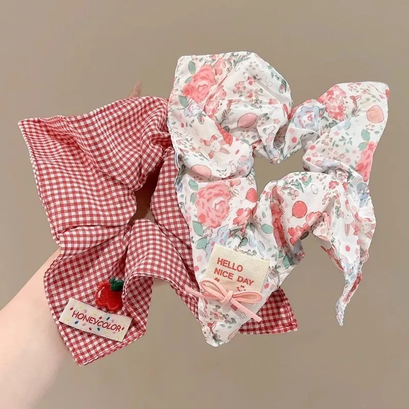Water Jade Fabric Hair Tie Women's-1