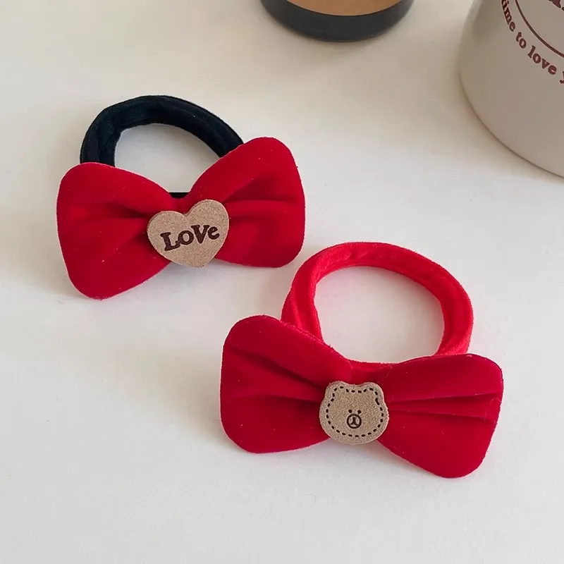Water Jade Fabric Hair Tie Women's-4