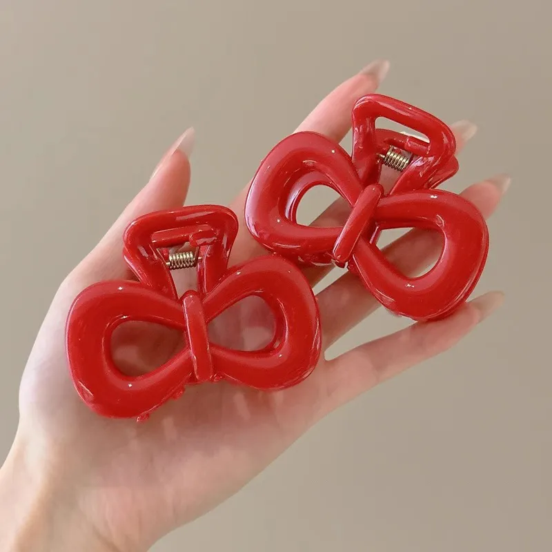 Water Jade Acrylic Hair Clips Women's-1