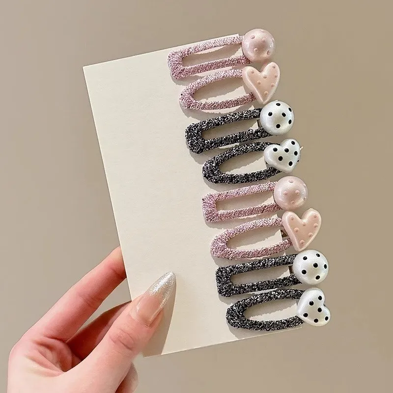 Water Jade Alloy Hair Clips Women's-5