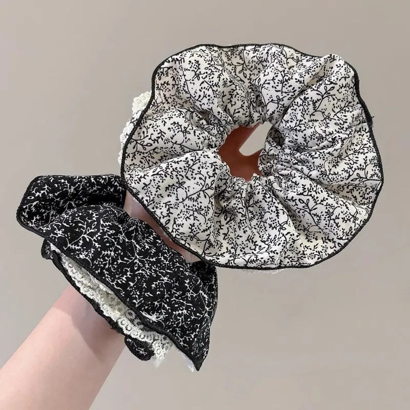 Water Jade Fabric Hair Tie Women's-2