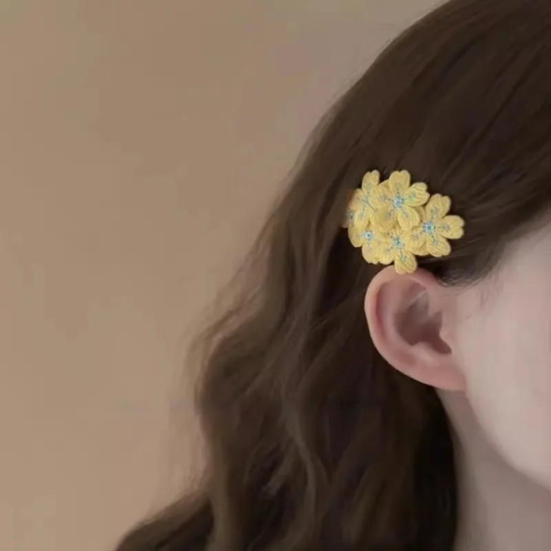 Water Jade Alloy Hair Clips Women's-1