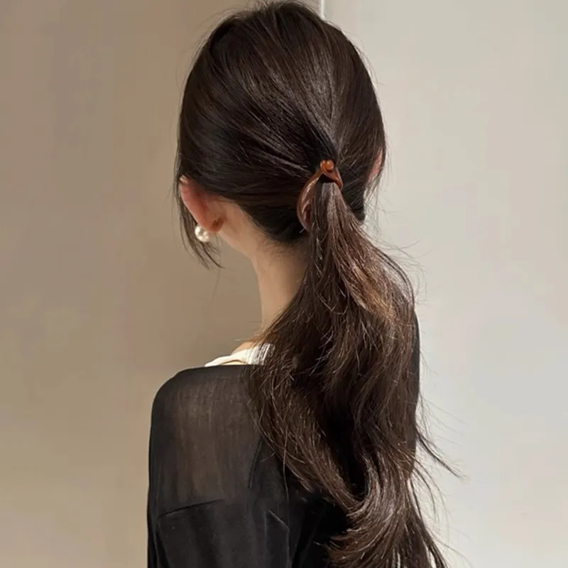 Water Jade Acrylic Hair Clips Women's-3