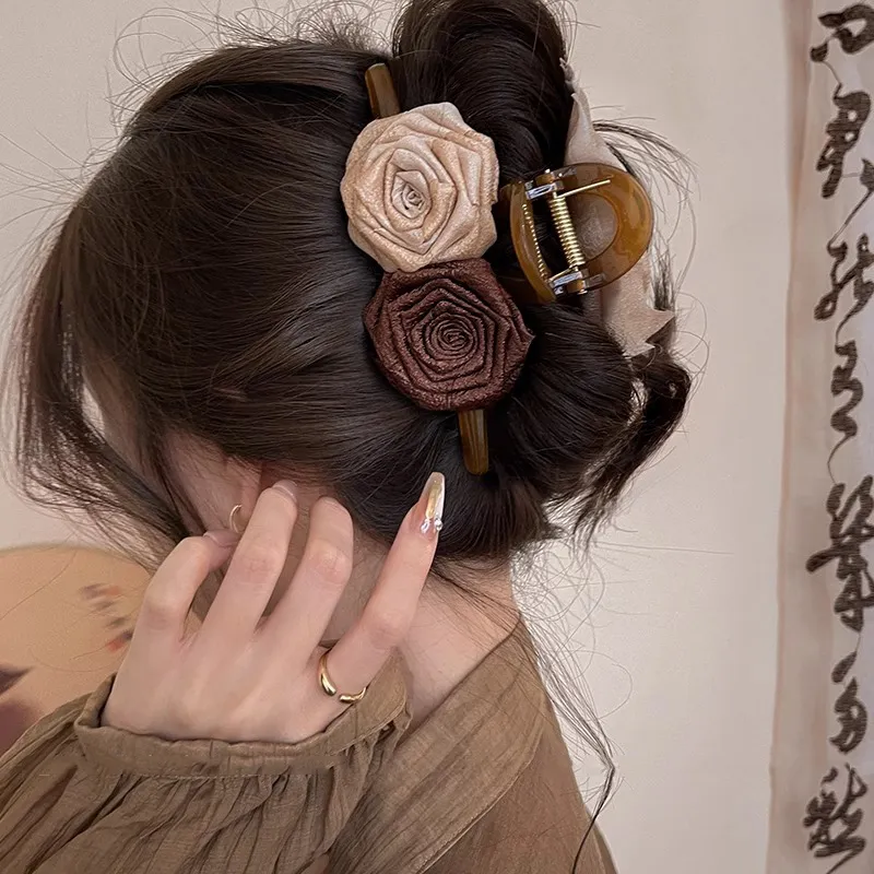 Water jade Hair Clips Women's-1