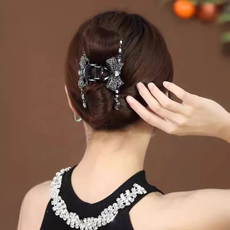 Water jade Hair Clips Women's-2