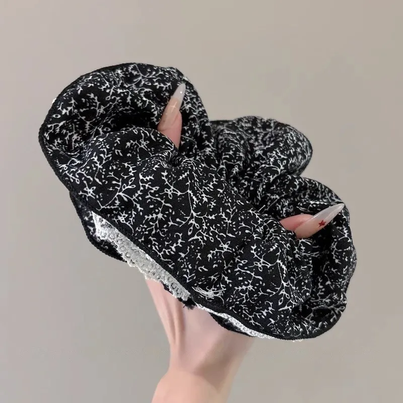 Water Jade Fabric Hair Tie Women's-5