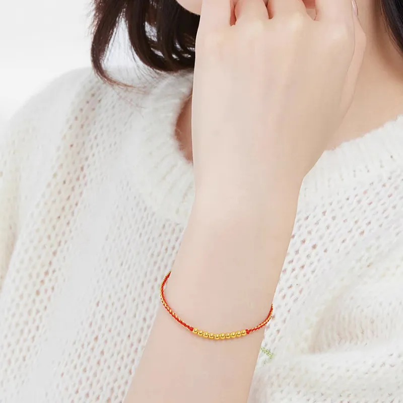 HAPPY BEAN Gold Bracelet Women's-2