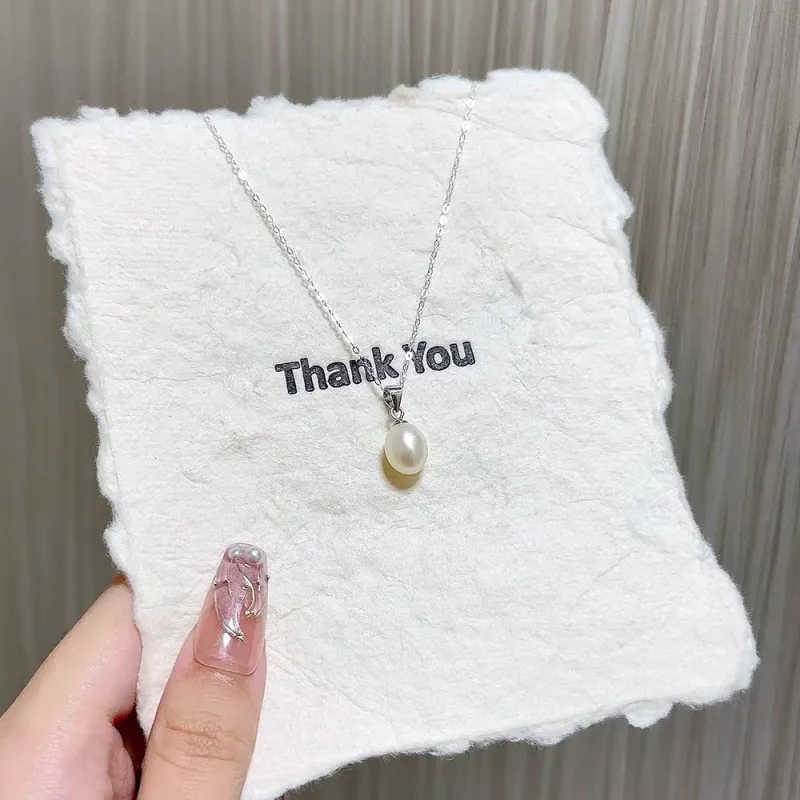 HAPPY BEAN Pearl Necklaces Women's-4