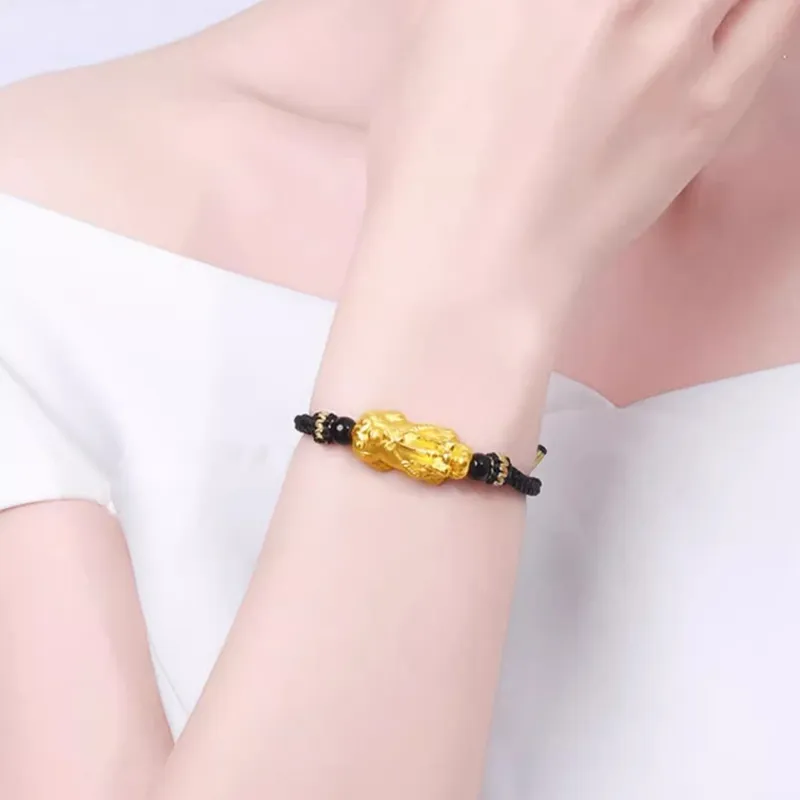 HAPPY BEAN Gold Bracelet Unisex-1