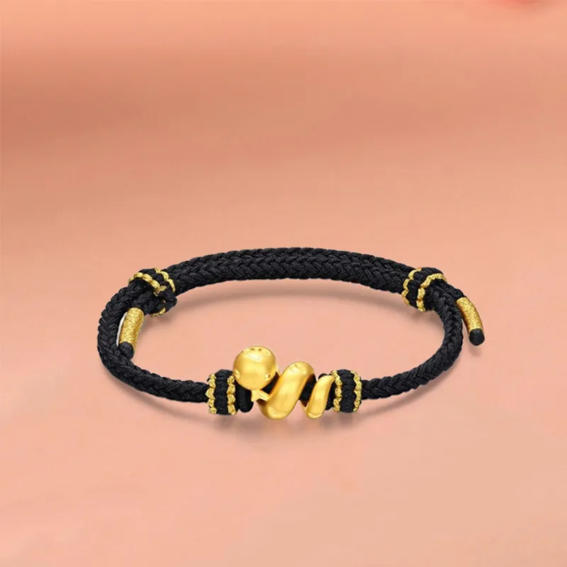 HAPPY BEAN Gold Bracelet Unisex-4