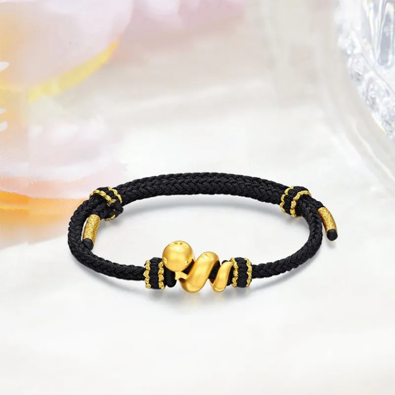 HAPPY BEAN Gold Bracelet Unisex-5