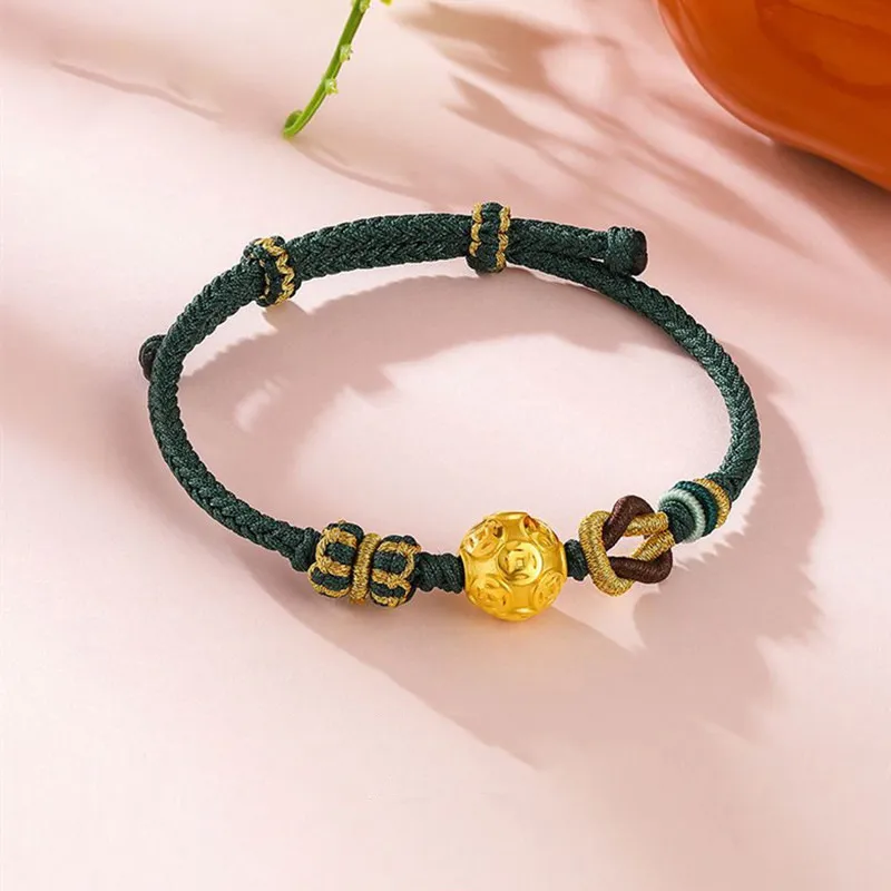 HAPPY BEAN Gold Bracelet Unisex-2