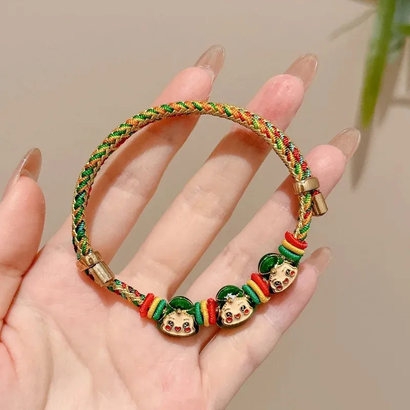 HAPPY BEAN Alloy Bracelets Unisex-2