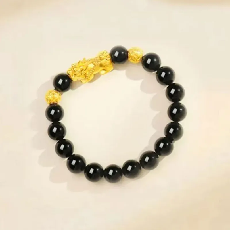 HAPPY BEAN Gold Bracelet Unisex-3