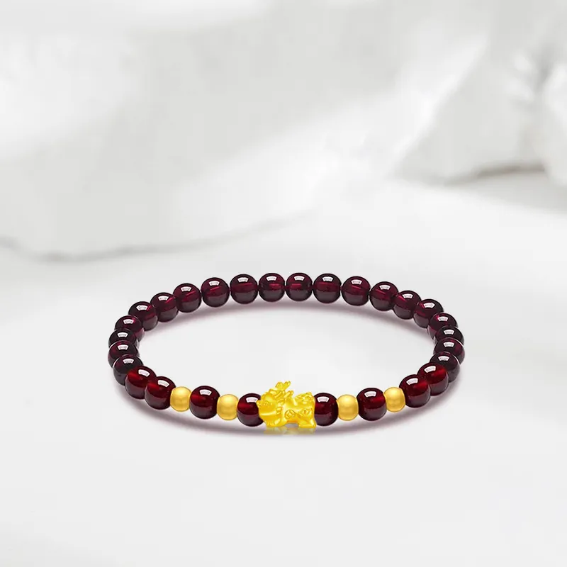 HAPPY BEAN Gold Bracelet Women's-1