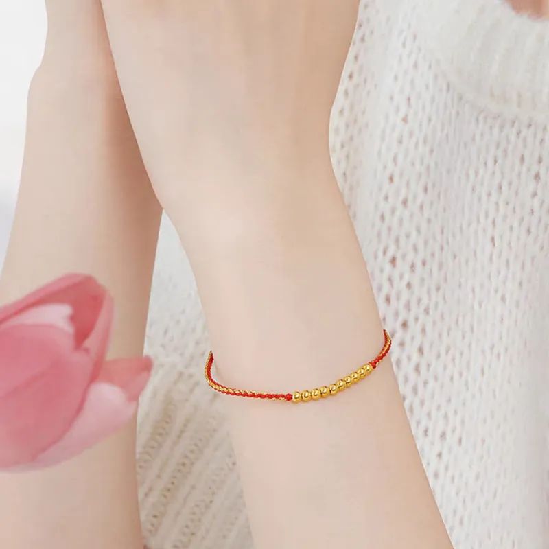 HAPPY BEAN Gold Bracelet Women's-3