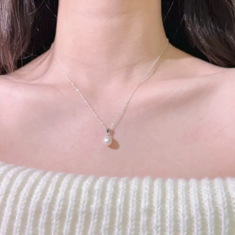 HAPPY BEAN Pearl Necklaces Women's-3