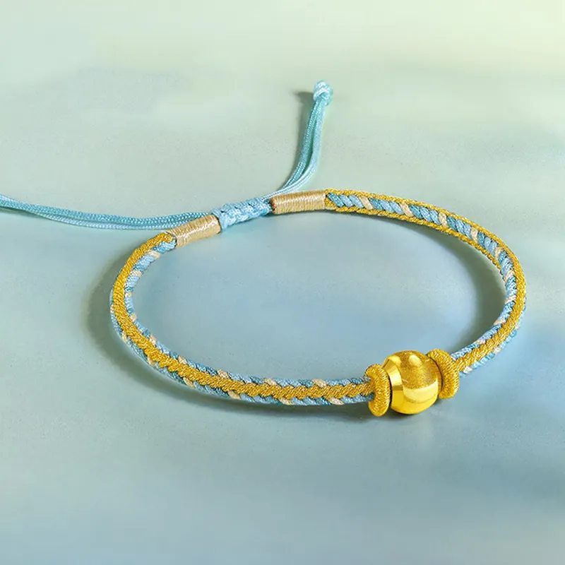 HAPPY BEAN Gold Bracelet Unisex-2