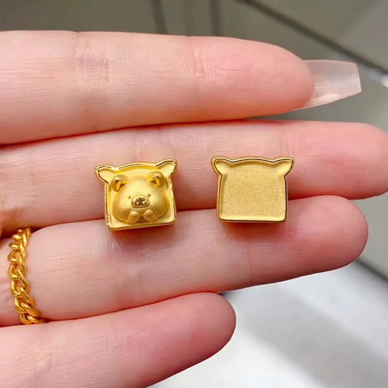 HAPPY BEAN Gold Bracelet Unisex-3