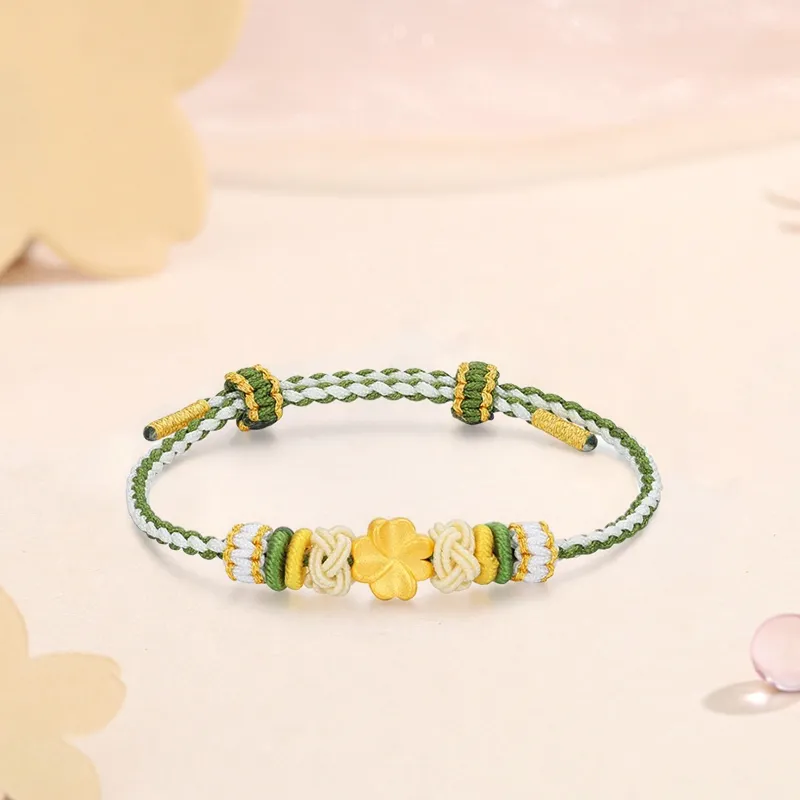 HAPPY BEAN Gold Bracelet Women's-5