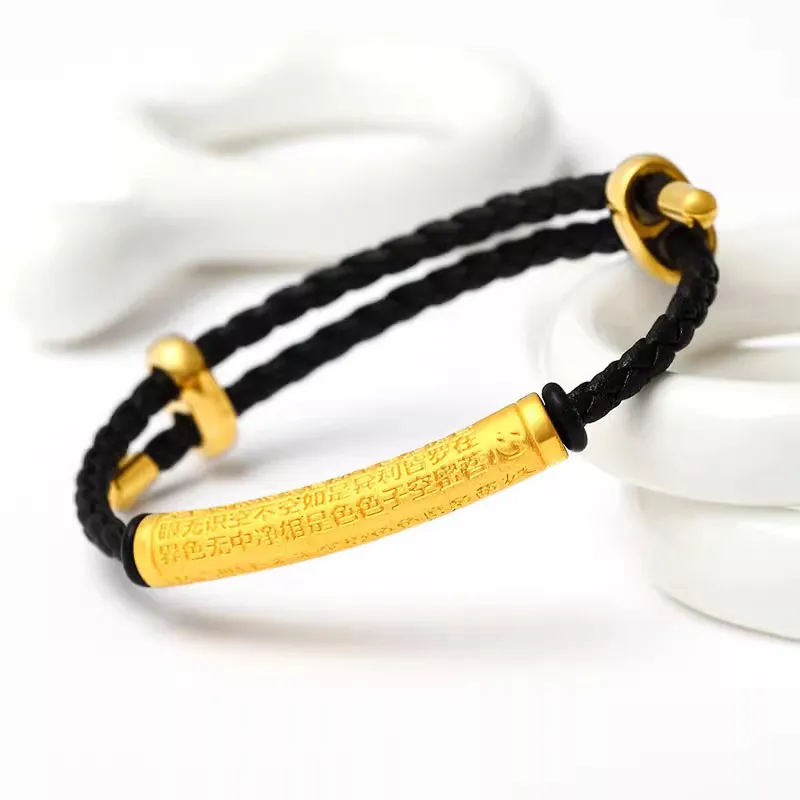 HAPPY BEAN Gold Bracelet Unisex-3