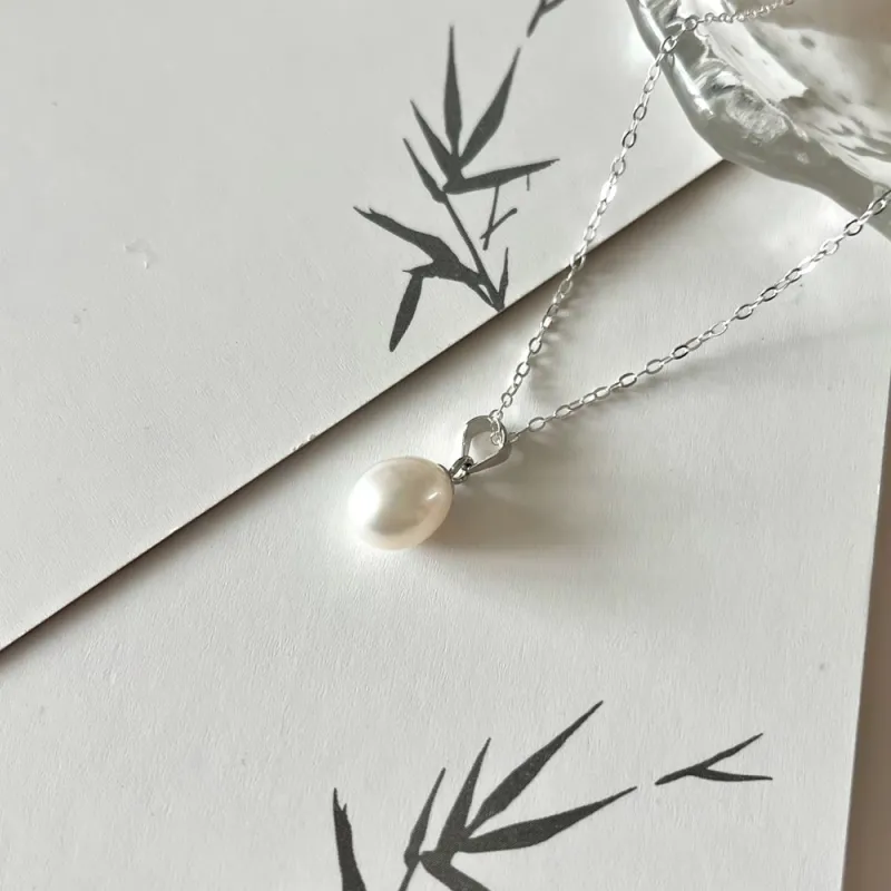 HAPPY BEAN Pearl Necklaces Women's-5