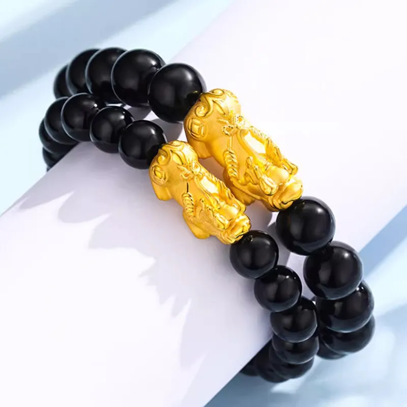HAPPY BEAN Gold Bracelet Unisex-6