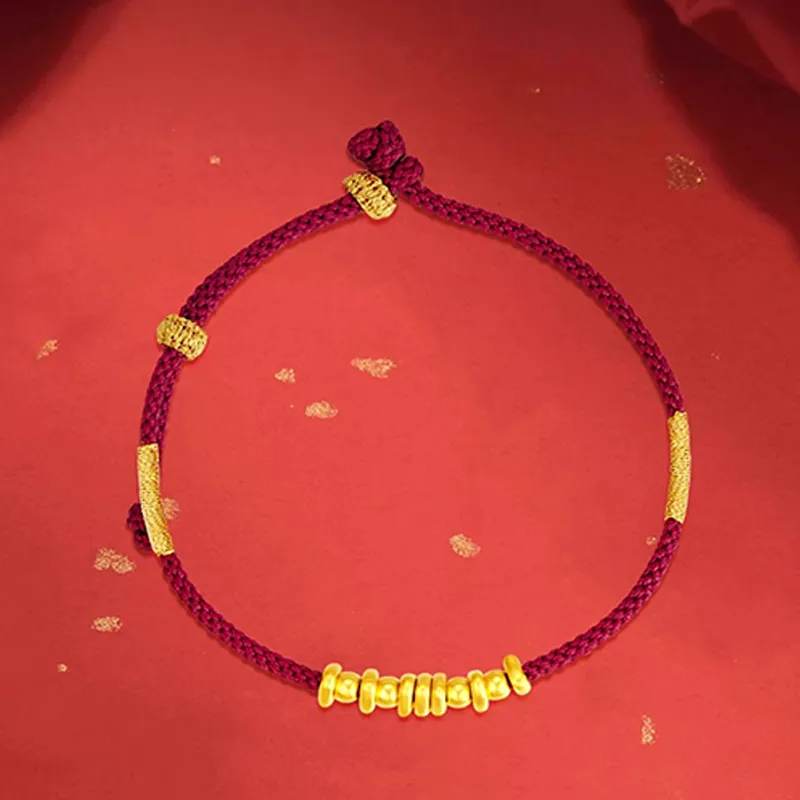 HAPPY BEAN Gold Bracelet Women's-3