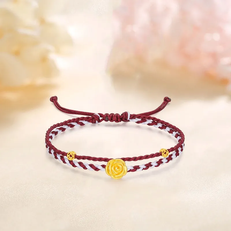 HAPPY BEAN Gold Bracelet Women's-4