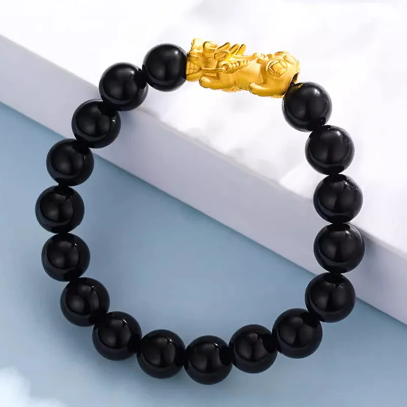 HAPPY BEAN Gold Bracelet Unisex-5