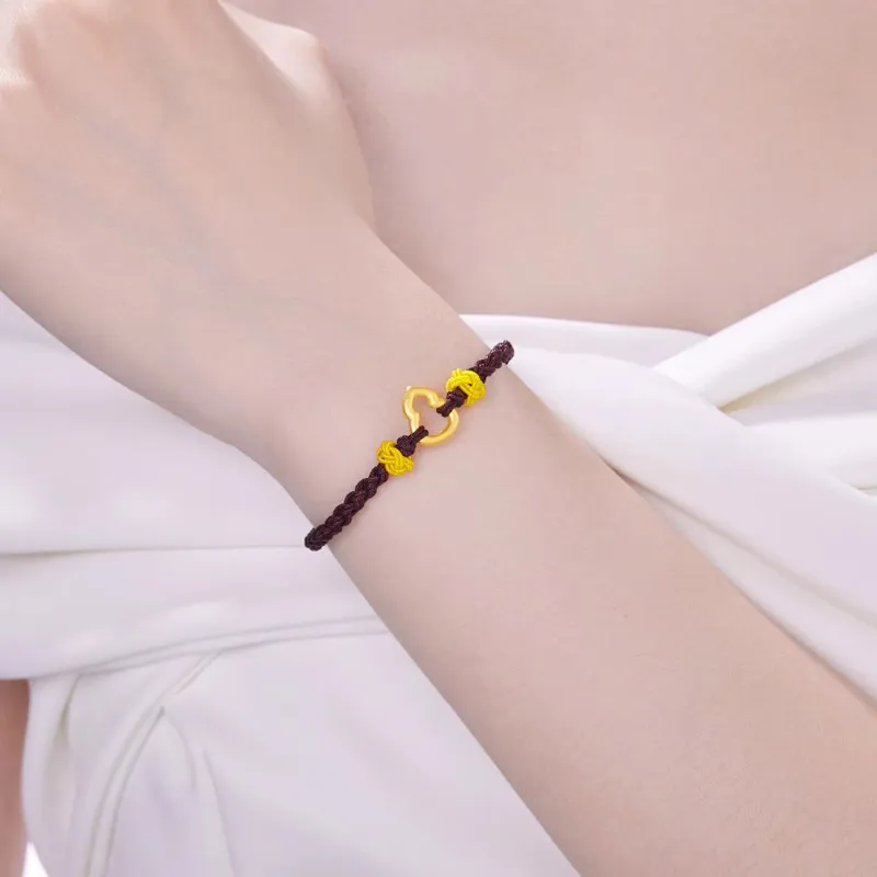 HAPPY BEAN Gold Bracelet Unisex-1