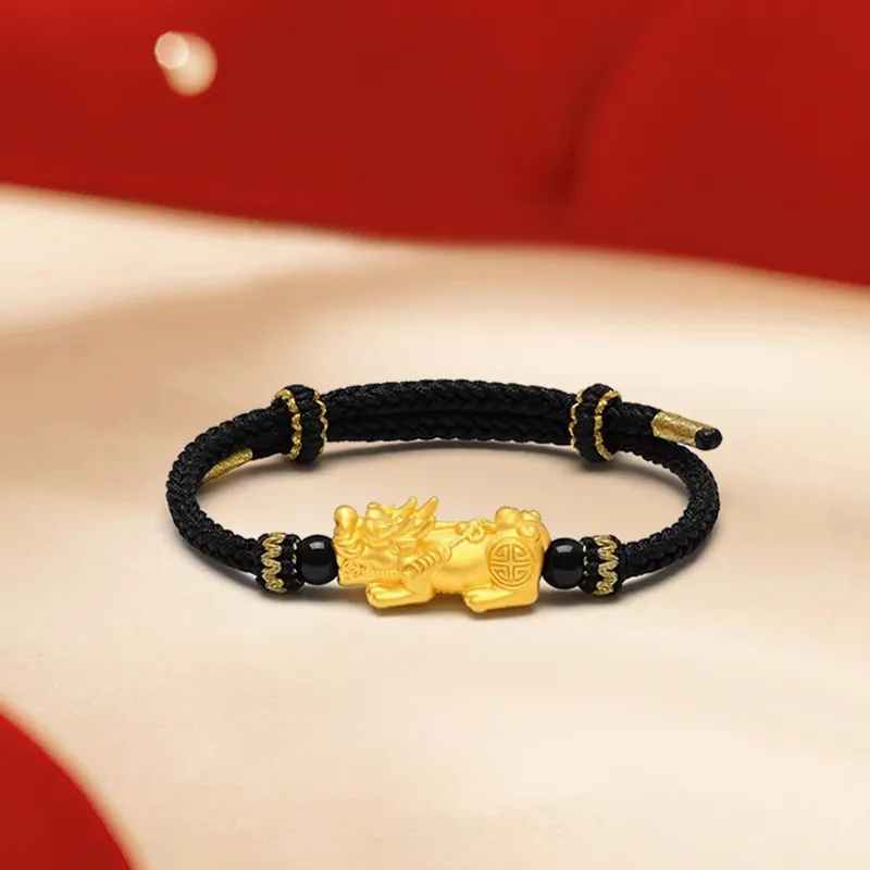 HAPPY BEAN Gold Bracelet Unisex-3