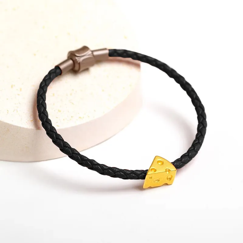 HAPPY BEAN Gold Bracelet Unisex-2
