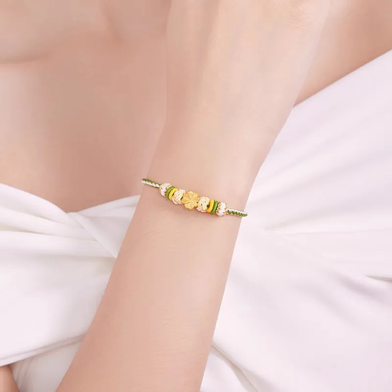 HAPPY BEAN Gold Bracelet Women's-1