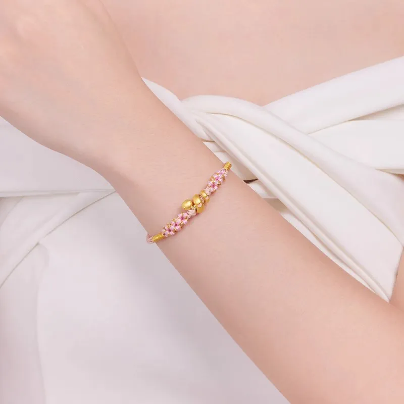 HAPPY BEAN Gold Bracelet Women's-1