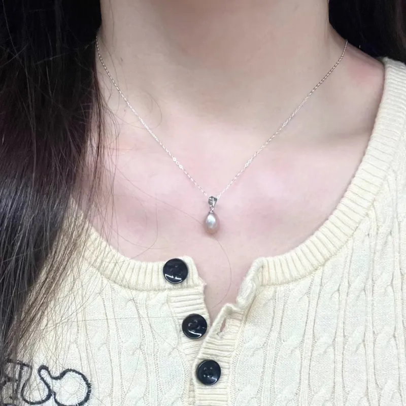 HAPPY BEAN Pearl Necklaces Women's-14