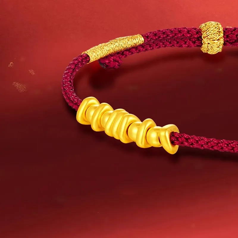 HAPPY BEAN Gold Bracelet Women's-2