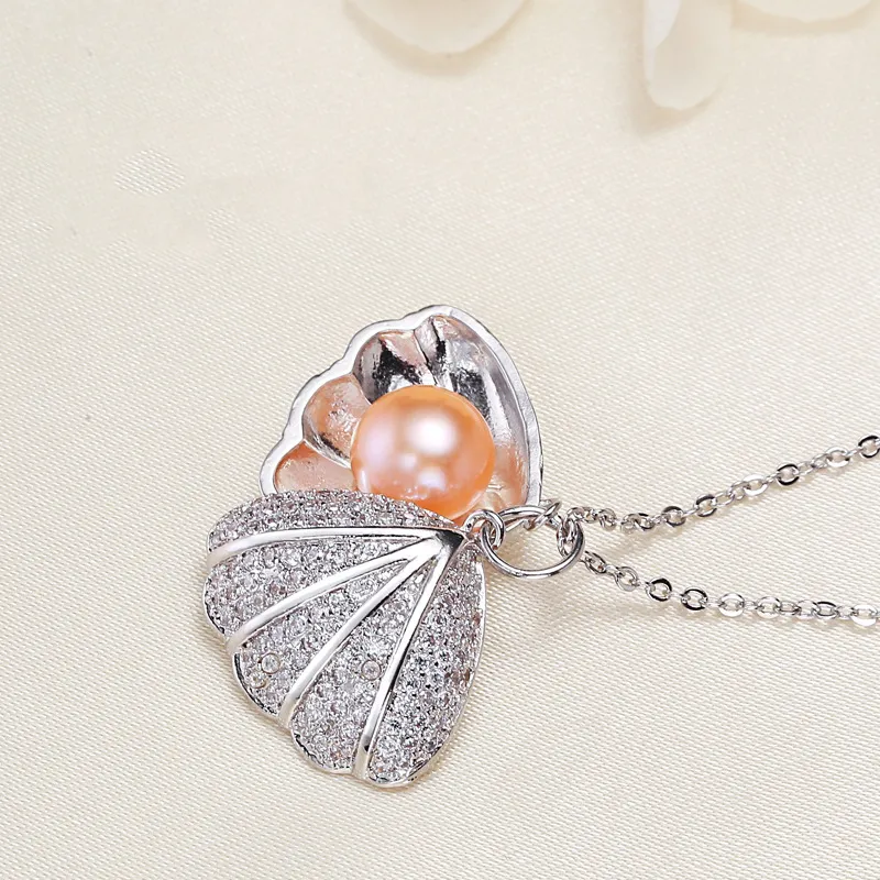 HAPPY BEAN Freshwater Pearl Necklaces Women's-5