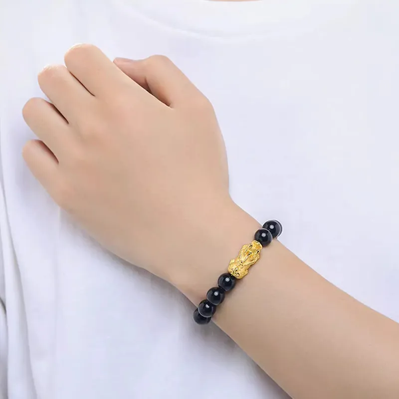 HAPPY BEAN Gold Bracelet Unisex-2