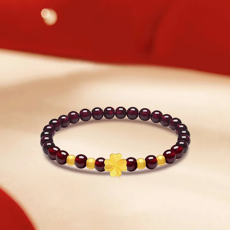 HAPPY BEAN Gold Bracelet Women's-3