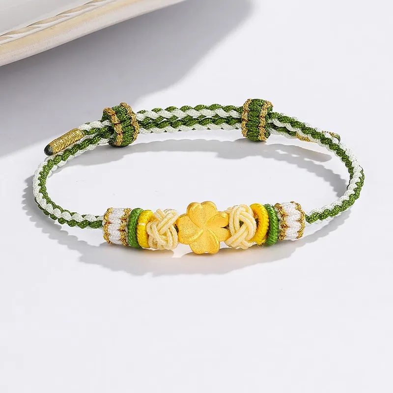 HAPPY BEAN Gold Bracelet Women's-2