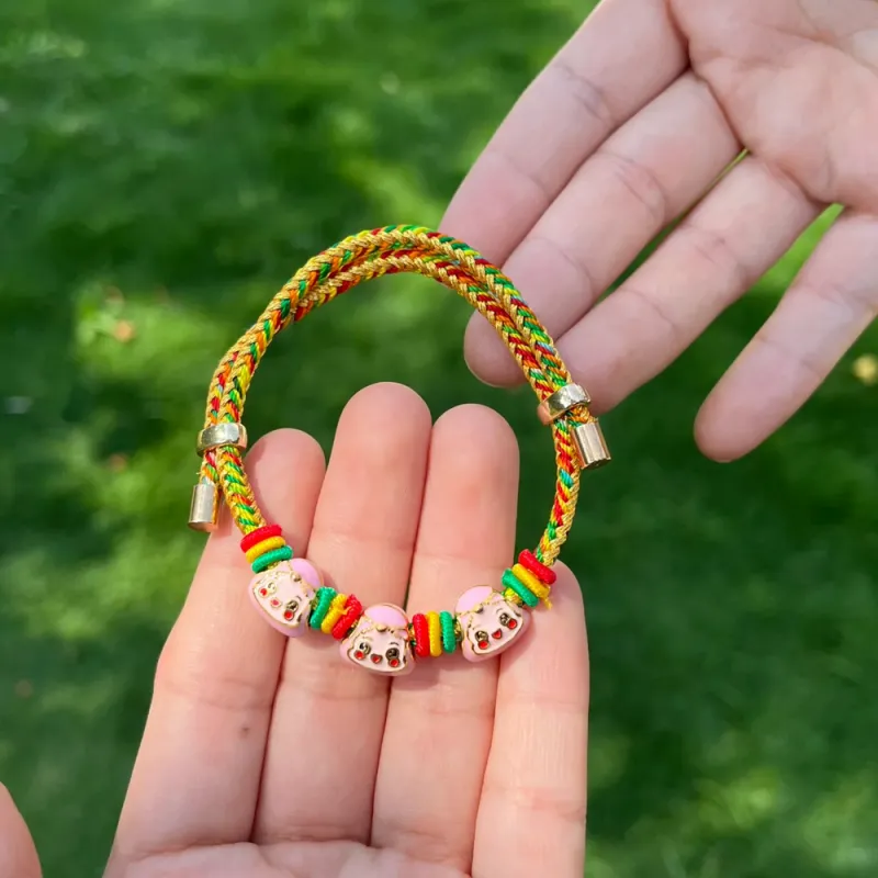 HAPPY BEAN Alloy Bracelets Unisex-7