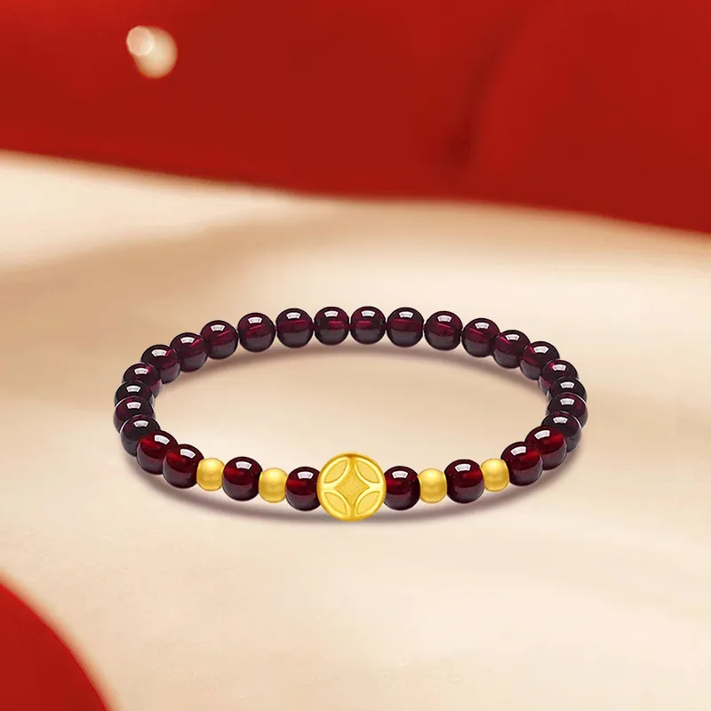 HAPPY BEAN Gold Bracelet Women's-1