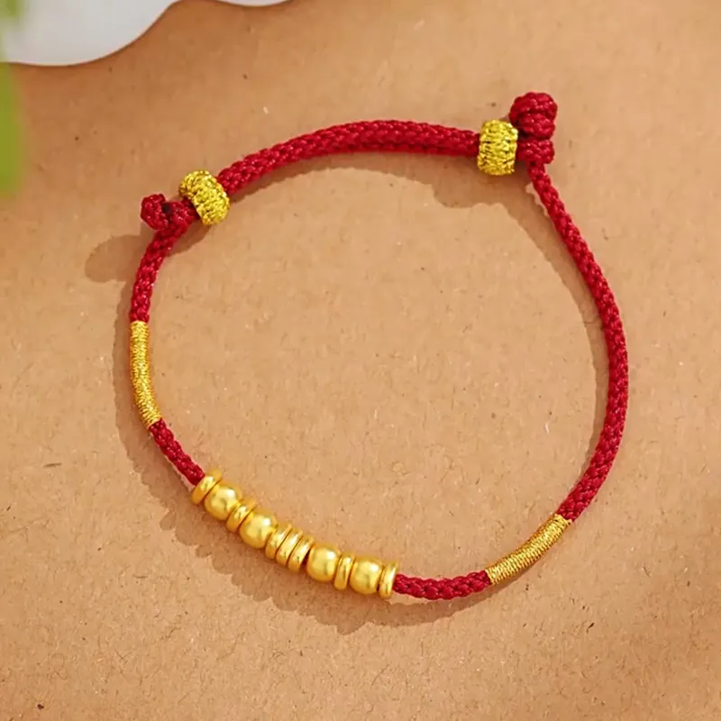 HAPPY BEAN Gold Bracelet Women's-4