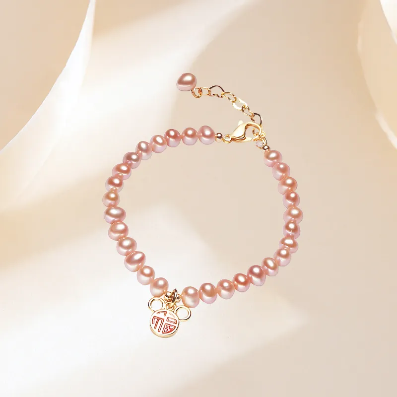 HAPPY BEAN Freshwater Pearl Bracelets Women's-6