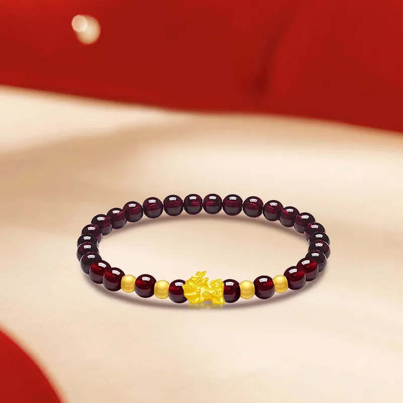 HAPPY BEAN Gold Bracelet Women's-3