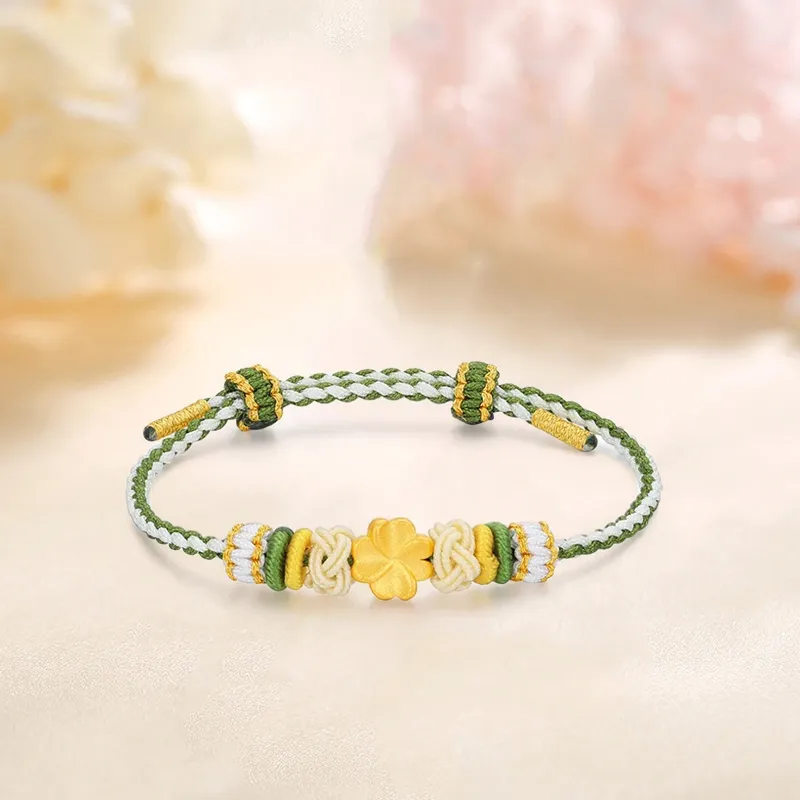 HAPPY BEAN Gold Bracelet Women's-3