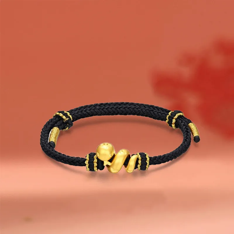 HAPPY BEAN Gold Bracelet Unisex-3